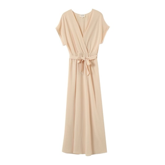 Grace & Mila PAPILLON Maxi Dress in Beige - Picture 4 of 5
